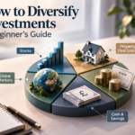How to diversify a small investment portfolio, showing diversified investments and a balanced approach to managing portfolio risk