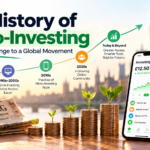 History of micro-investing, showing the evolution from traditional investing to online platforms and modern micro-investing apps